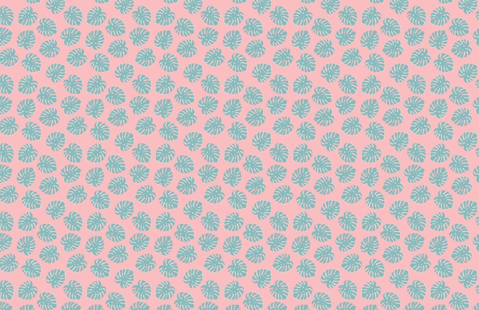 1650x1070 Small Tropical Leaf Pattern Wallpaper