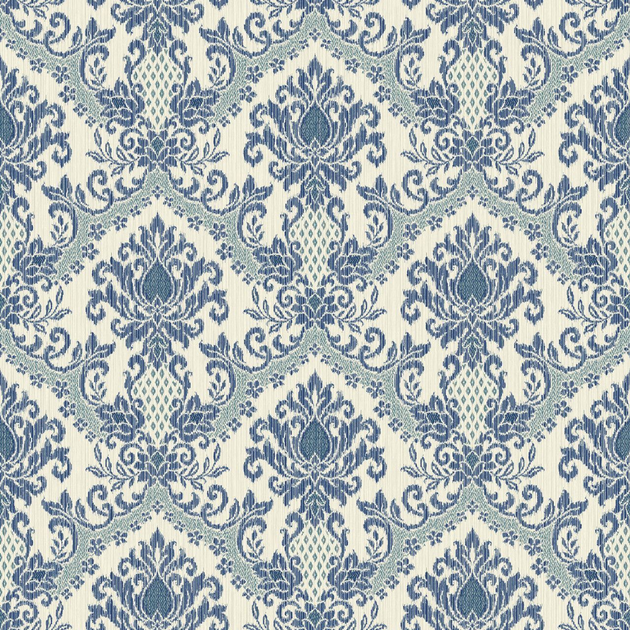 1280x1280 Waverly Small Prints WP2419 Wallpaper Blue