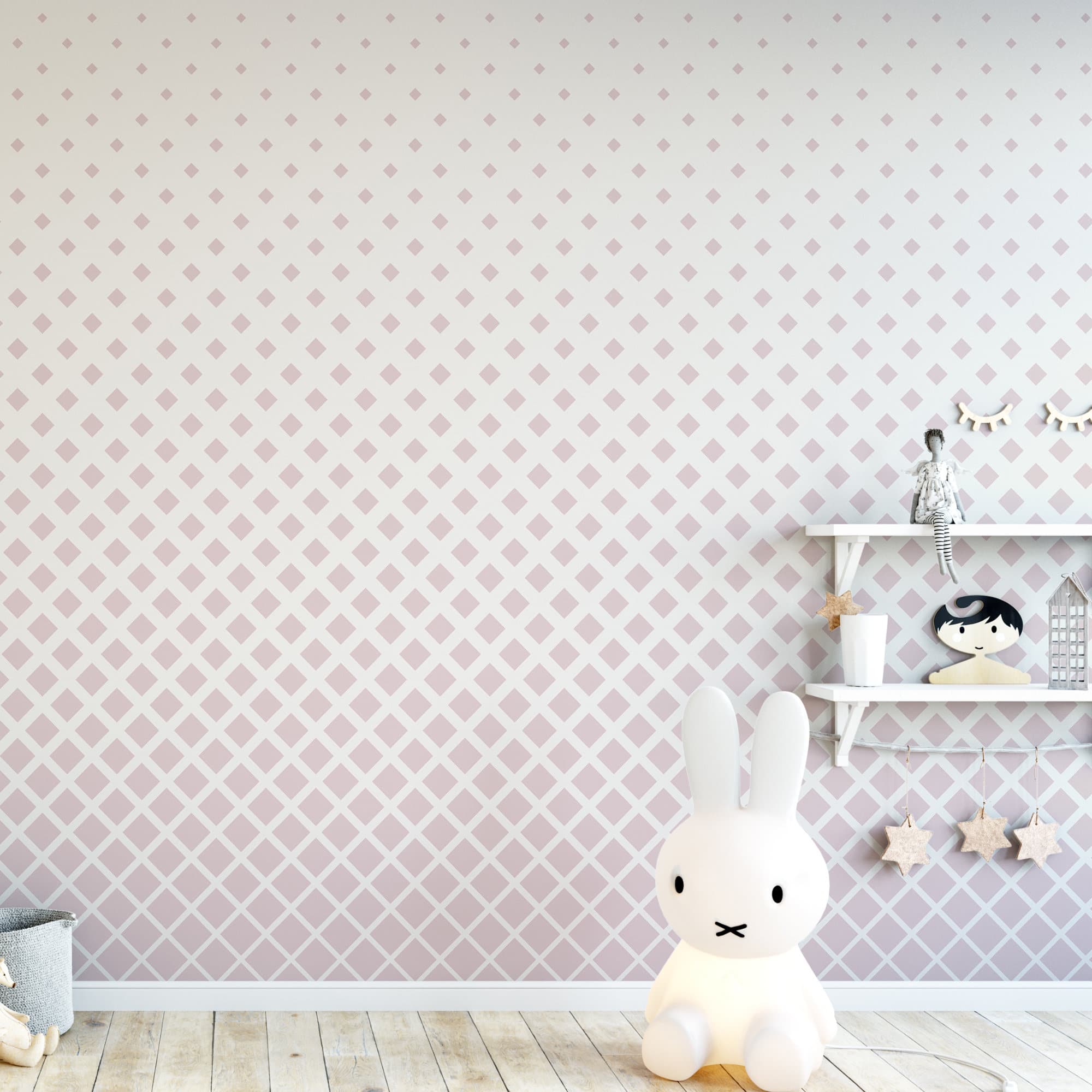 2000x2000 Pastel Pink Diagonal Small Pattern Wallpaper