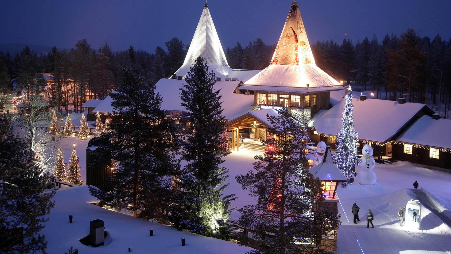 1920x1080 Santa Claus Village in Finnish Lapland. Xmas at North Pole : Nordic Visitor