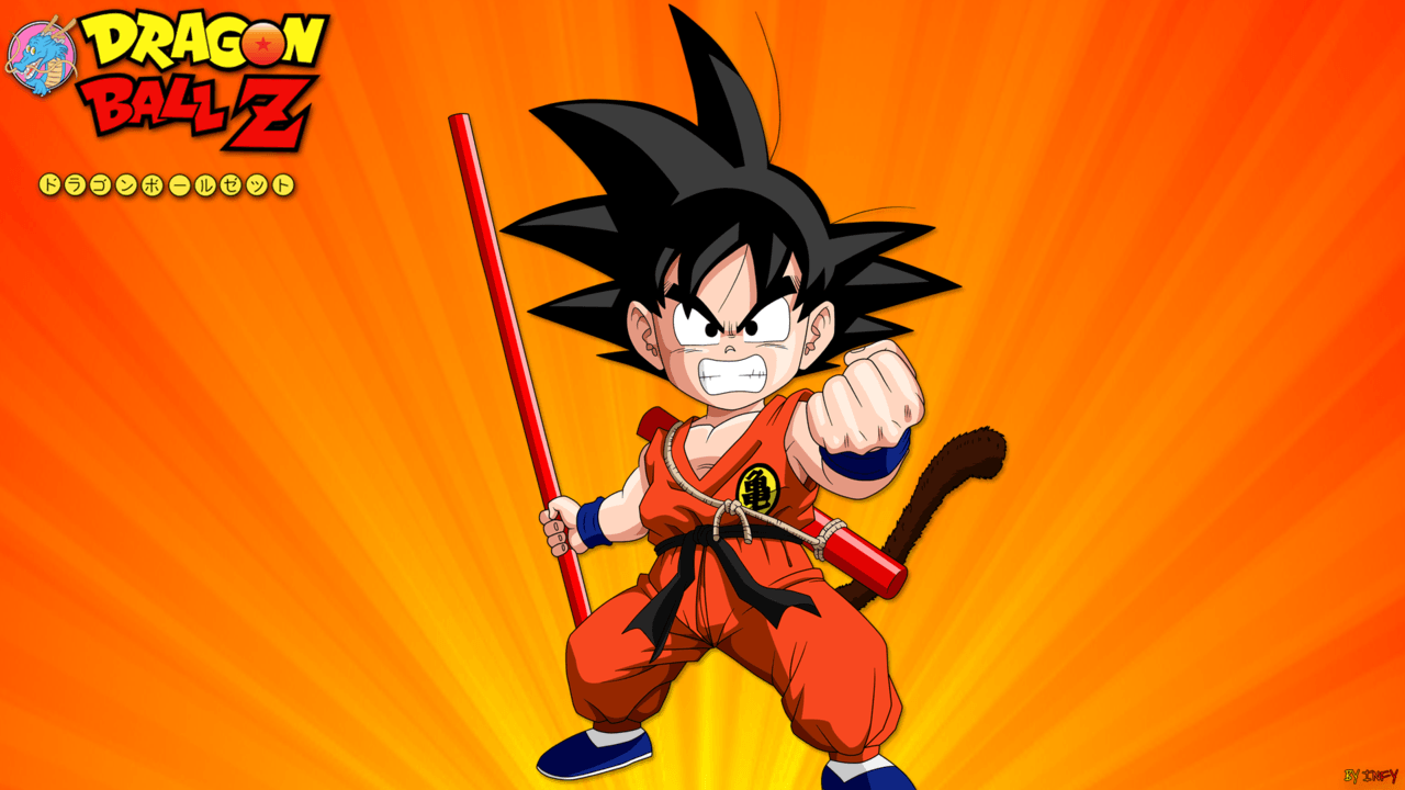 Hình nền Dragon Ball Kid Goku 1280x720.  Mario Bros. Goku