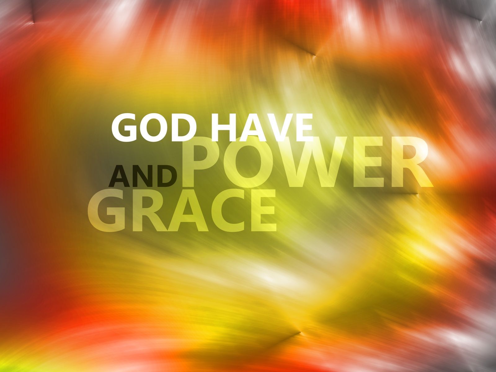 1600x1200 God Power Wallpaper