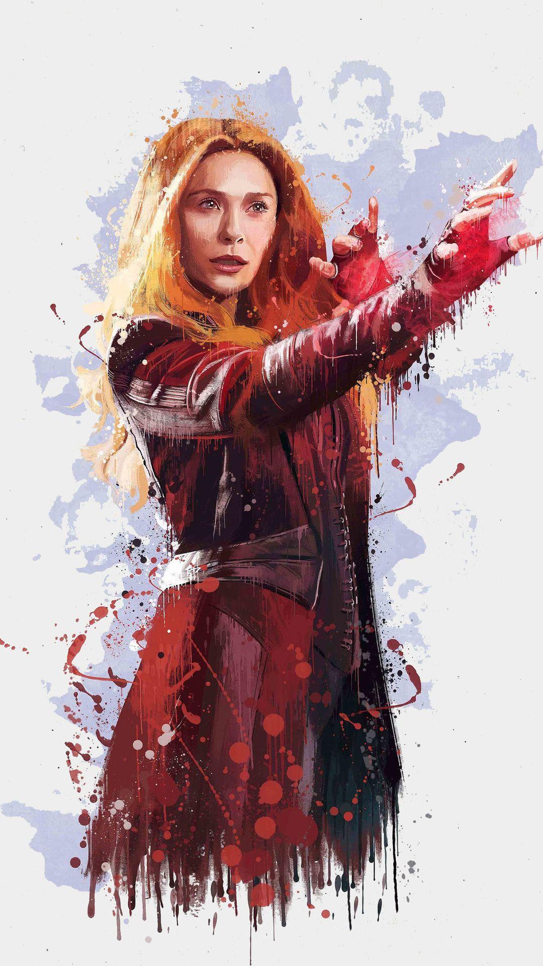 Elizabeth Olsen Wallpaper 4K Scarlet Witch Wanda Maximoff 8233