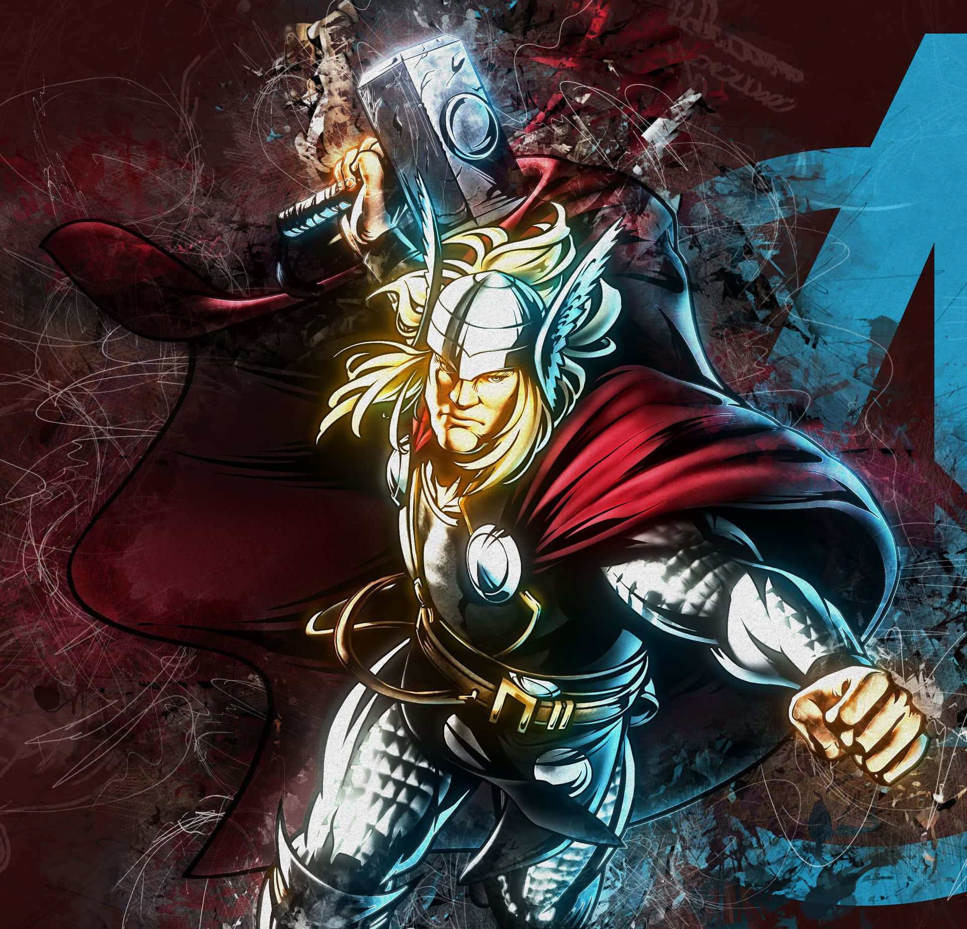 1920x1845 Download God of Thunder His Power Wallpaper