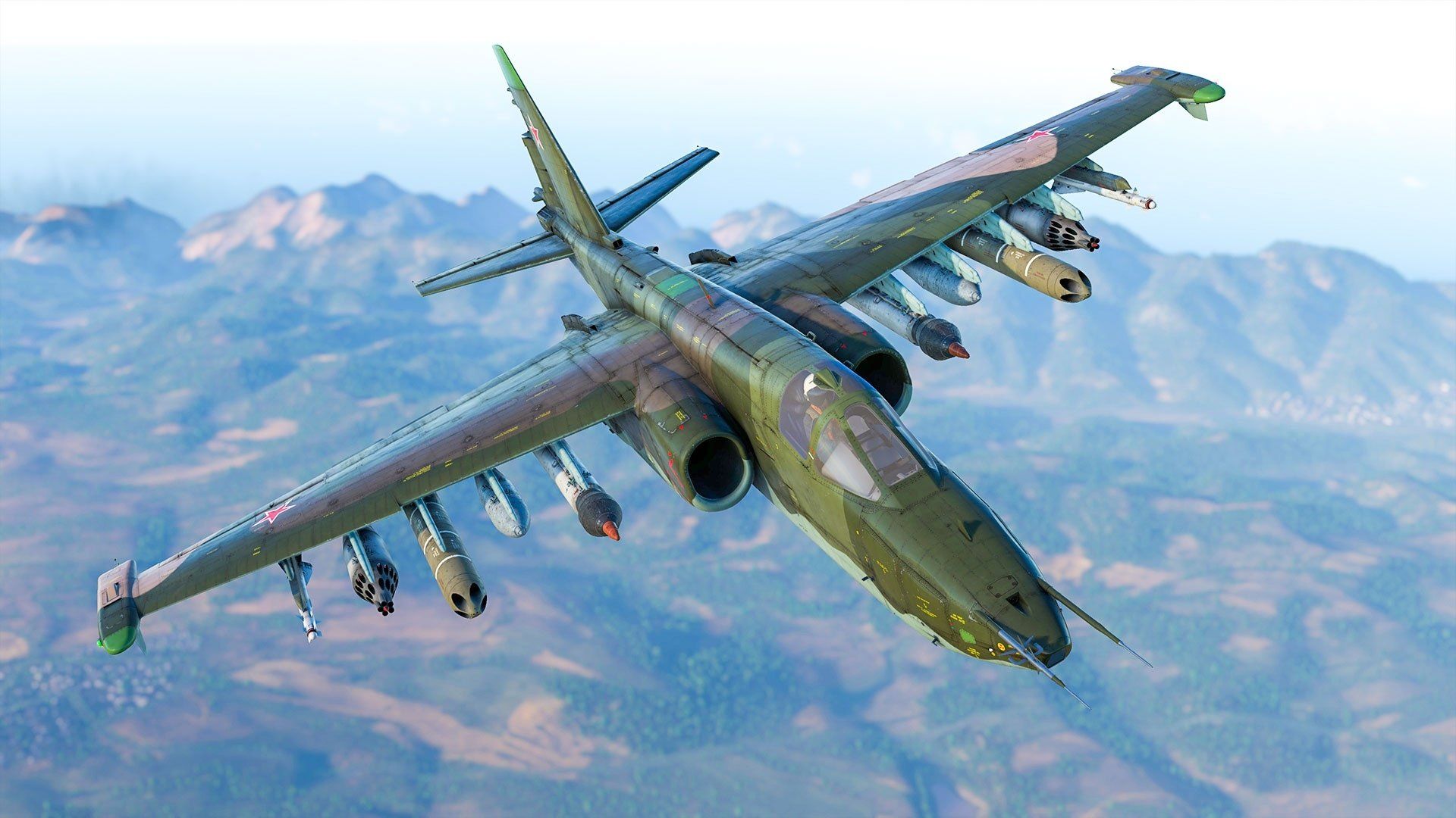 1920x1080 Military Sukhoi Su 25 HD Wallpaper
