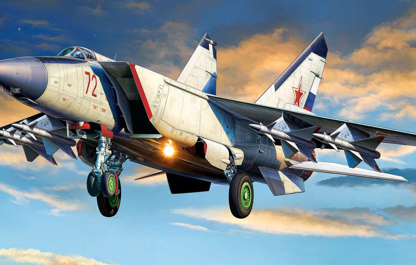 1332x850 MiG 25 Wallpaper