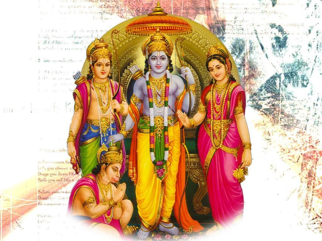 1024x768 Shree Ram Laxman Sita Mata Hanumanji. शून्यस्यः