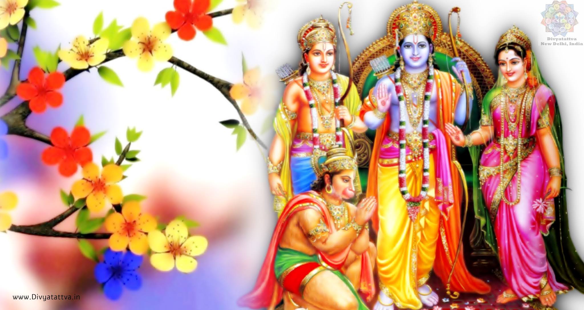 2048x1088 Ram Laxman Sita Wallpaper