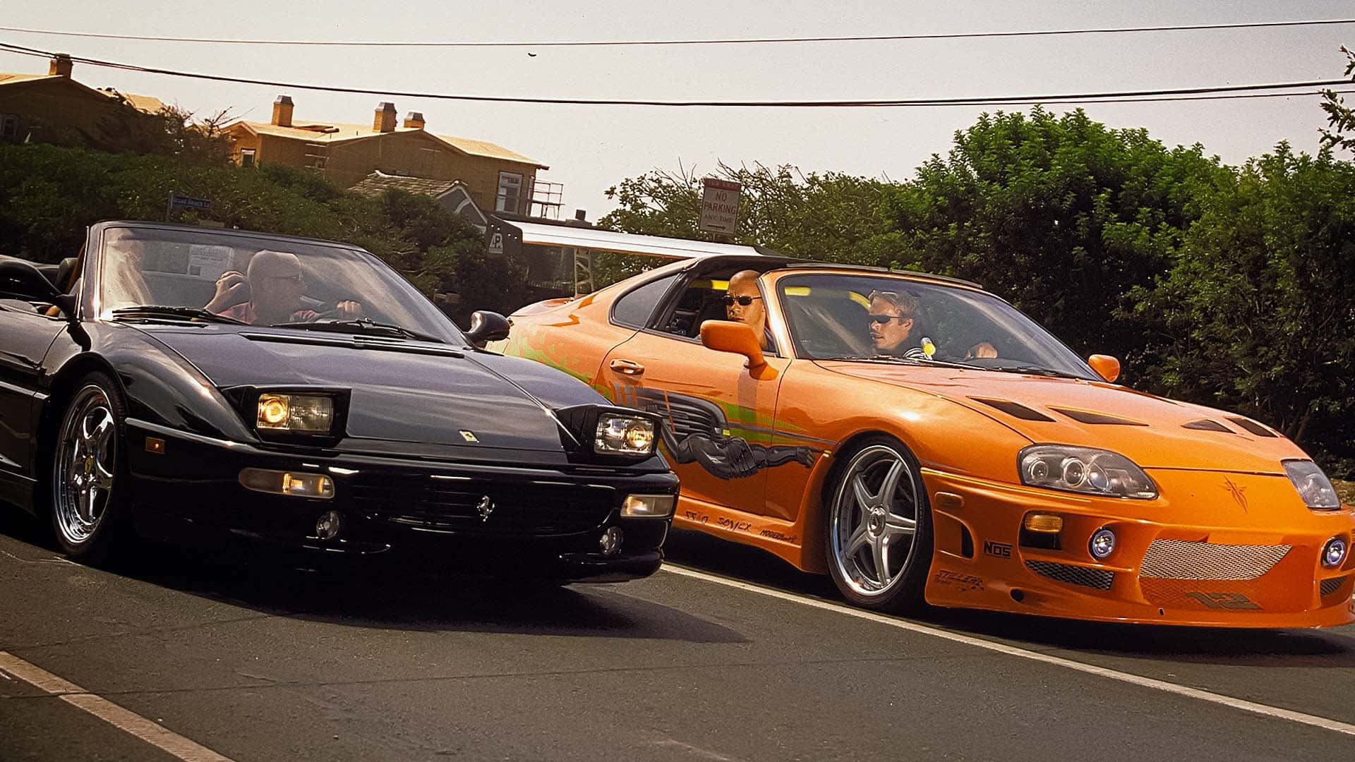 1920x1080 Download Dominic And Brian Racing Fast And Furious 1 Wallpaper