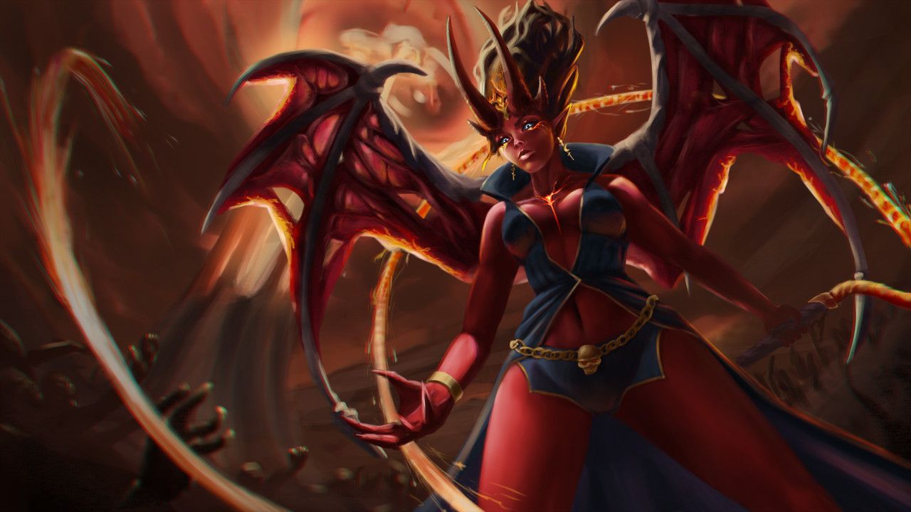 1280x720 Queen of Pain arcana (Dota 2) by miniKot9 - Fur Affinity [dot] net