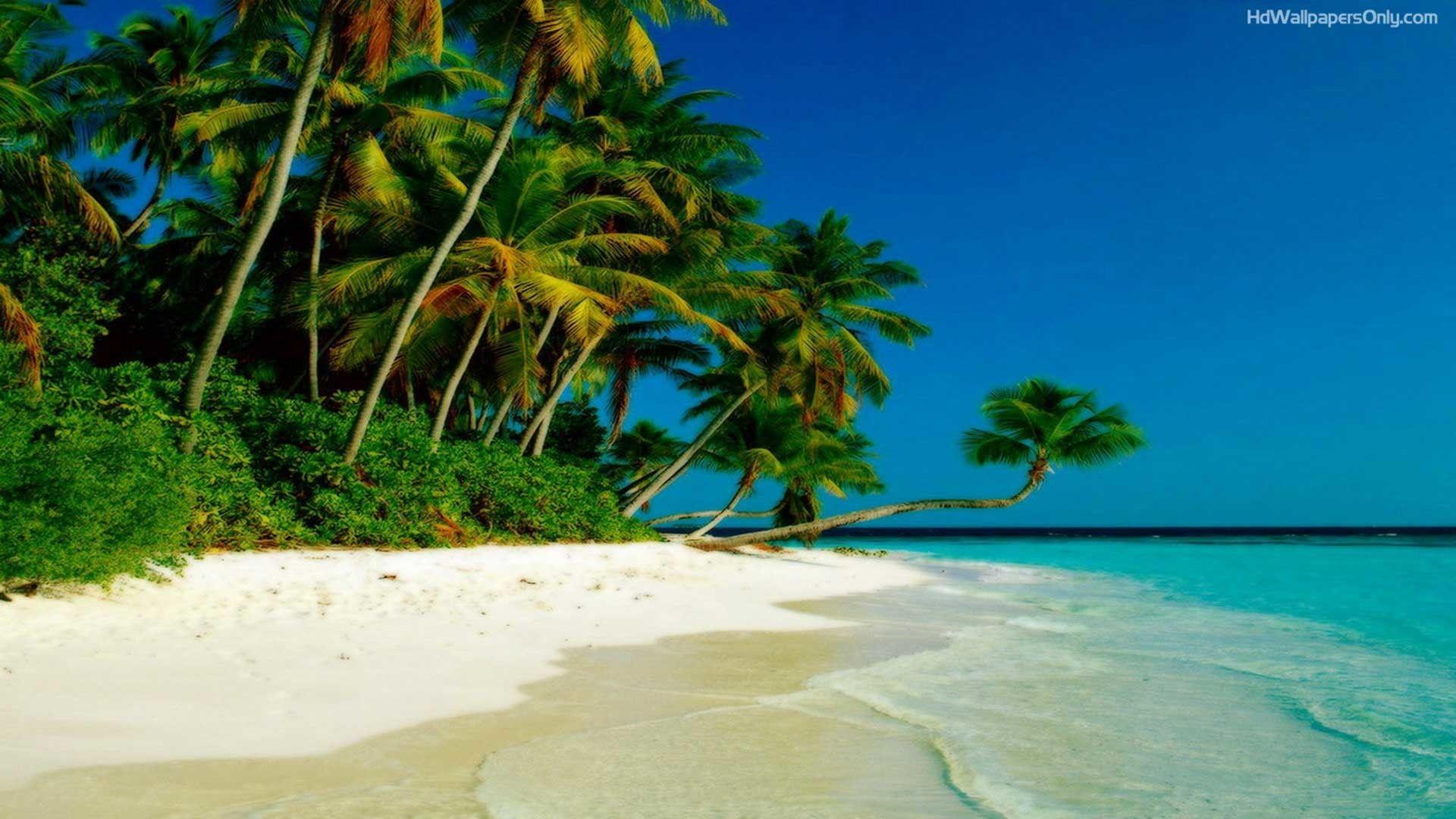 1920x1080 HD Beach Wallpaper