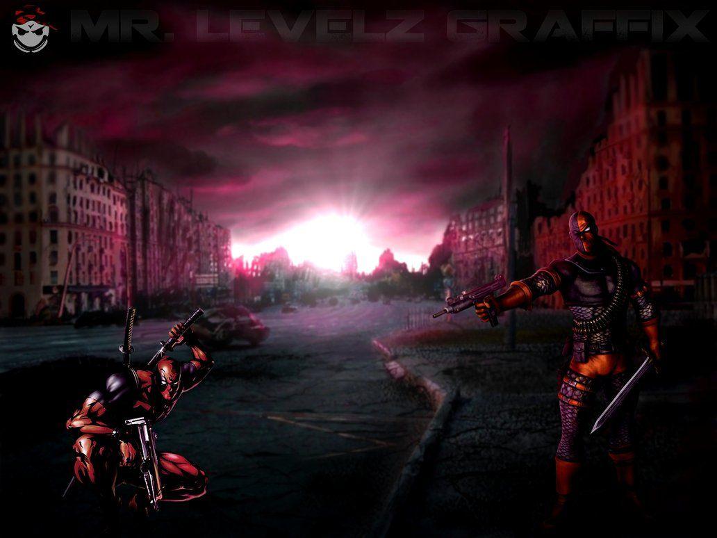 1032x774 V.S Series: Deadpool v.s Deathstroke