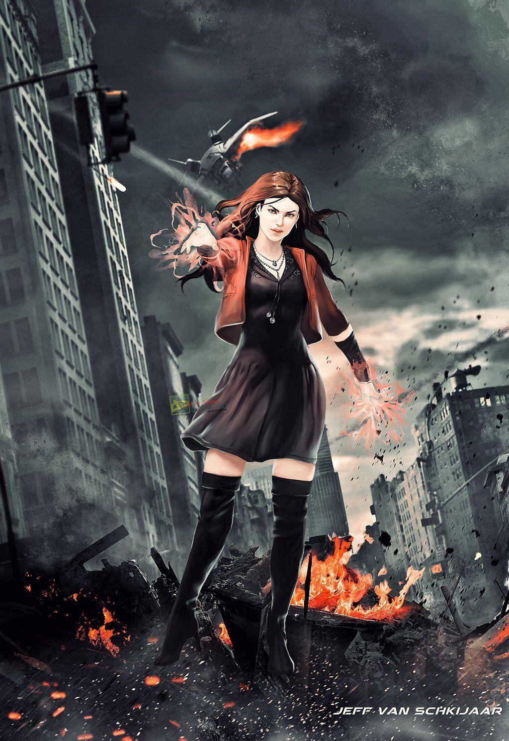 1024x1489 Wanda Maximoff Wallpaper