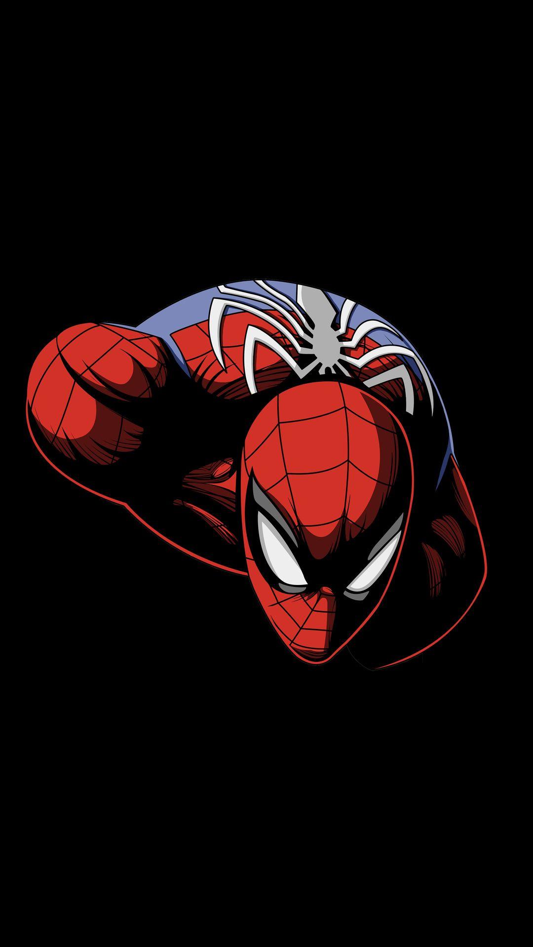 1080x1920 Spiderman Dark Oled 5k iPhone 6s, 6 Plus, Pixel xl , One