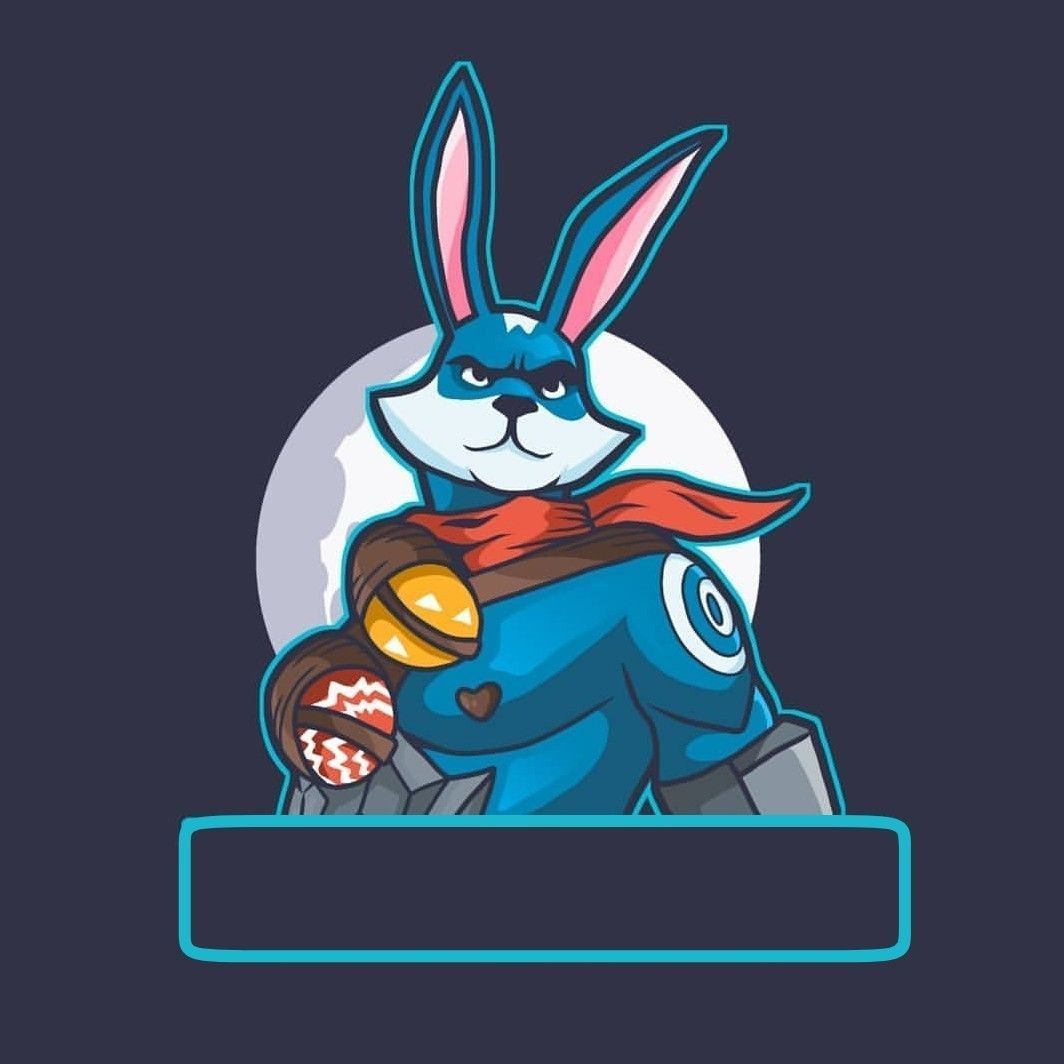 1064x1064 Free fire bunny rabbit logo HD Gaming Wallpaper. Logo illustration design, Pet logo design, Logo design art