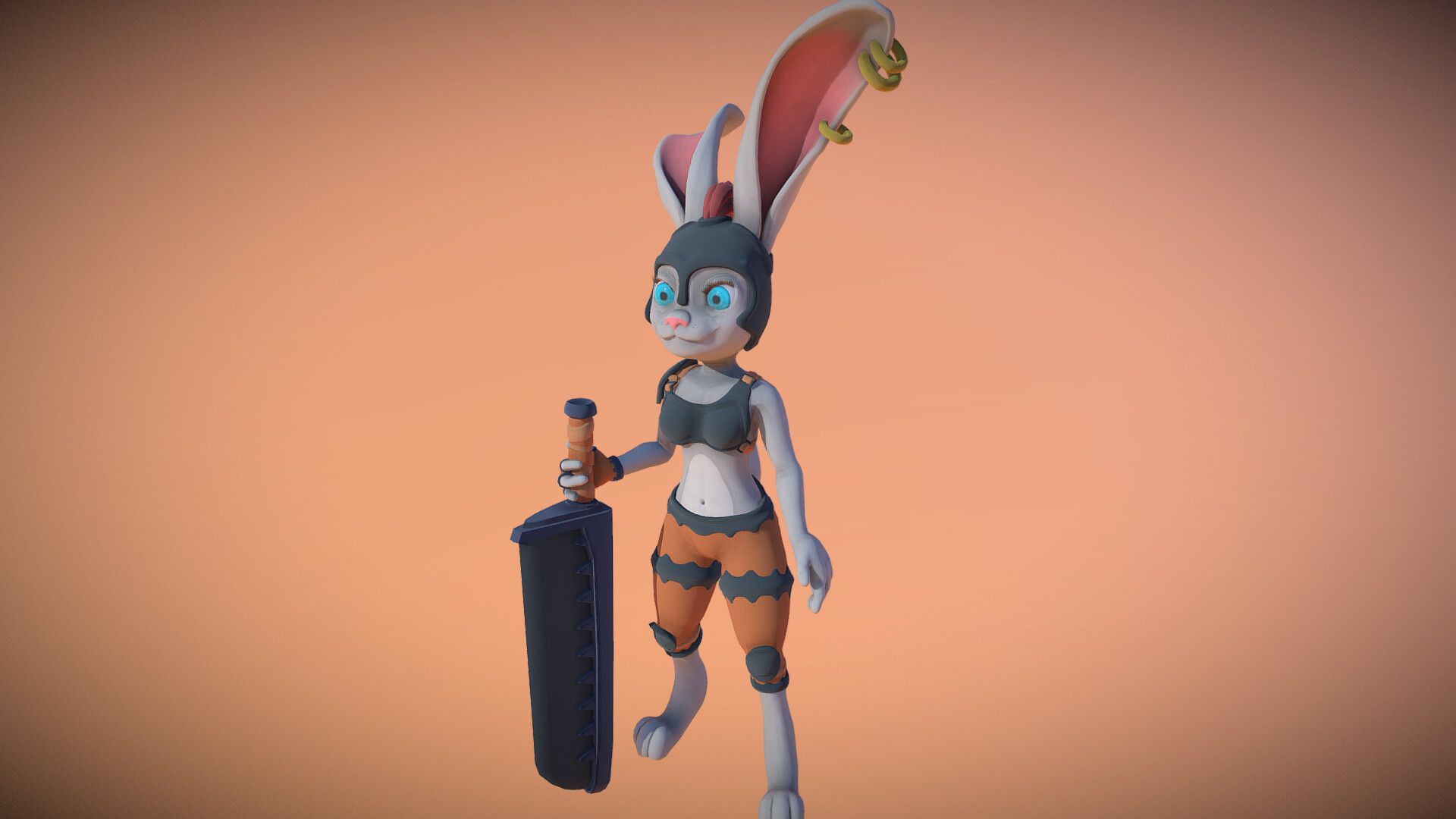 1920x1080 Grzegorz Kierojczyk Bunny Girl