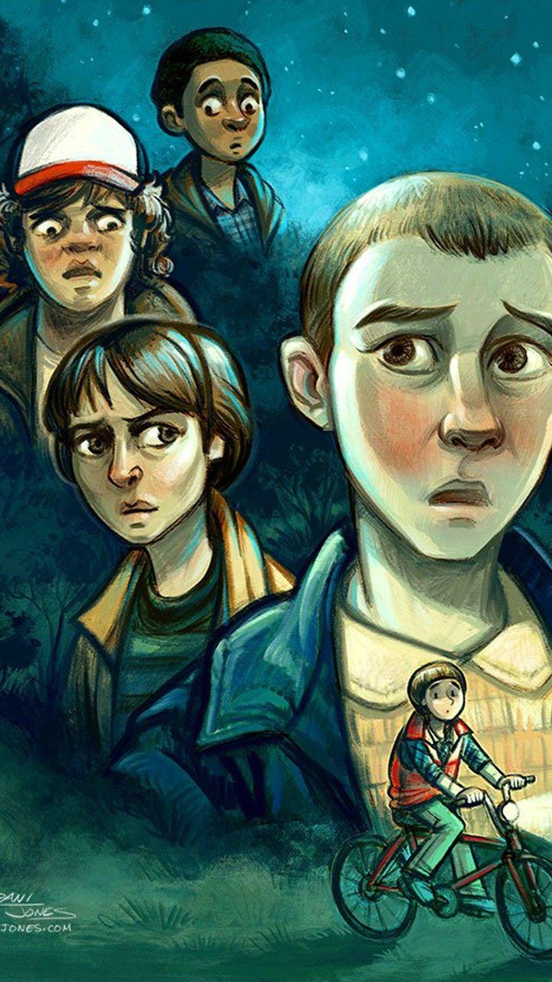 1080x1920 Stranger Things HD Wallpaper cho iPhone 7. Hình nền. https://wallpaperaccess.com/full/1090287.jpg