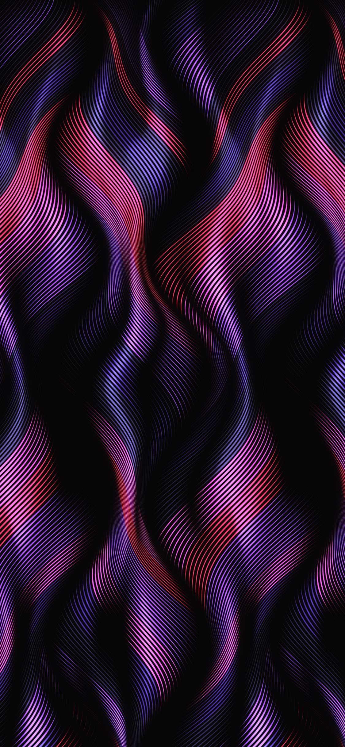 1125x2436 Cool Abstract Colors iPhone X. Melhores fundos para iphone, Papel