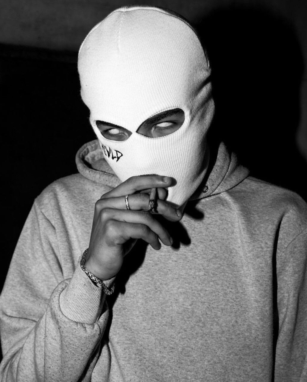 1031x1280 Gangster Ski Mask Aesthetic Wallpaper
