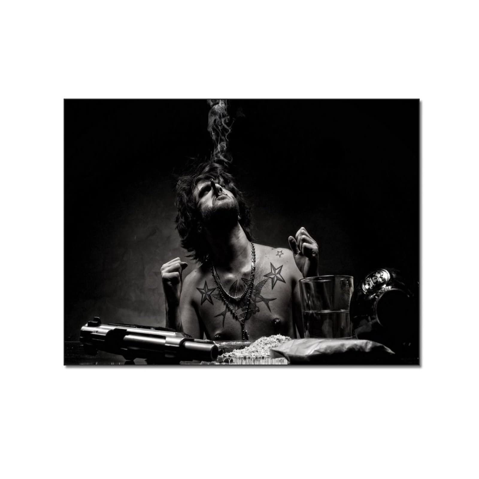 1600x1600 Hippie Art Bad Boys Gangster Poster (2) Poster Frames Wall Decoration Posters & Prints Wallpaper Bedroom Decoration Wall Art Poster Printer 12x16inch(30x40cm) : Tools & Home Improvement