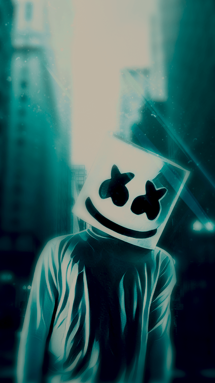 Marshmello Neon iPhone Wallpaper - iPhone Wallpapers