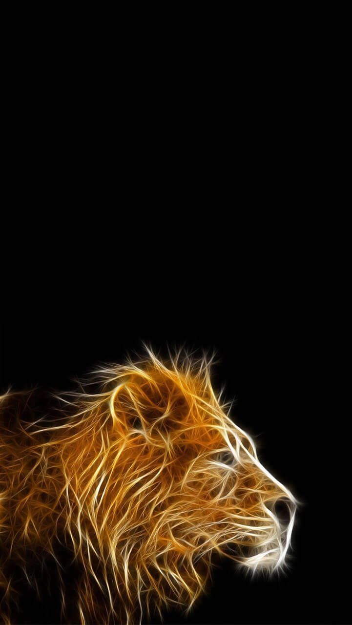 721x1280 Download Gold Lion Best HD Wallpaper