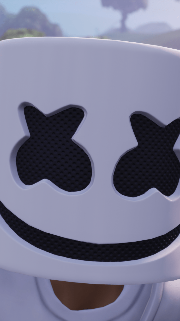 750x1334 Download 750x1334 Battle Royale Games, Fortnite, Marshmello Skin