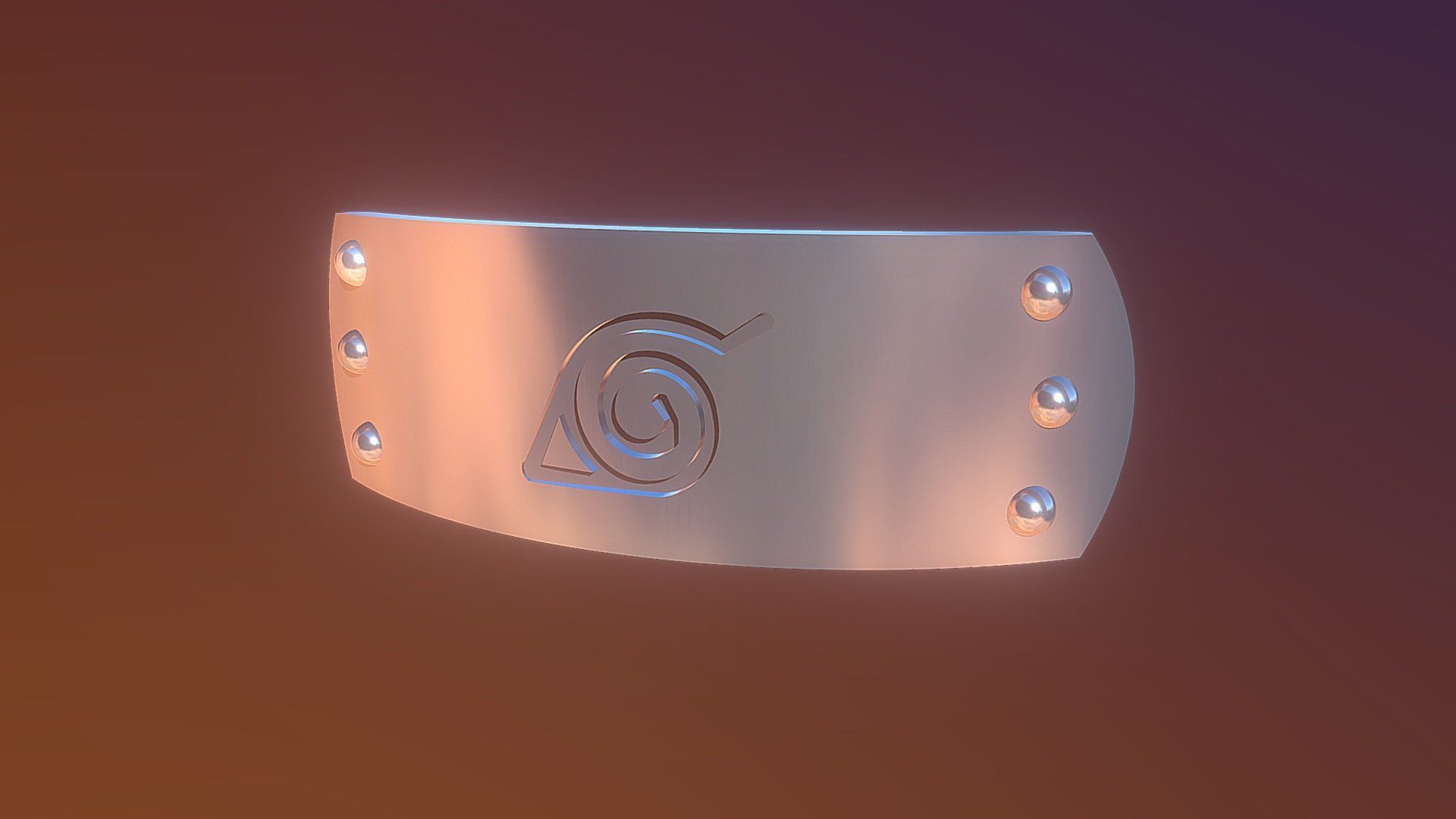 1920x1080 Naruto Headband Free 3D model by Calfan [ff1d4d1]
