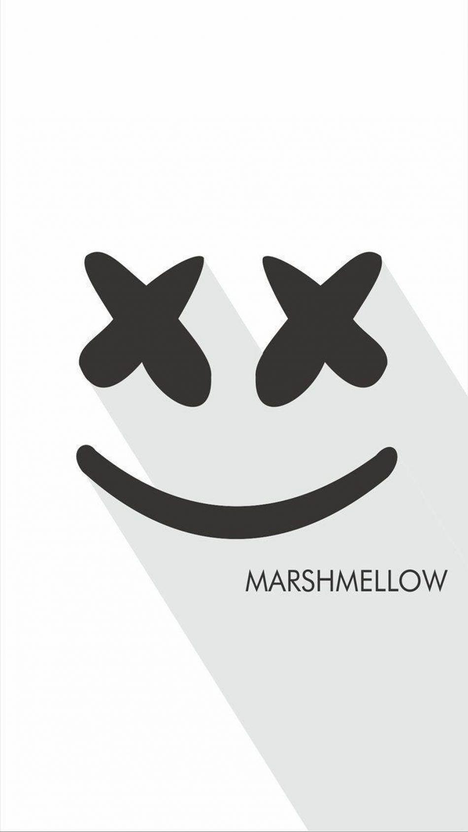 950x1689 Download DJ Marshmello Logo Free Pure 4K Ultra HD Mobile Wallpaper