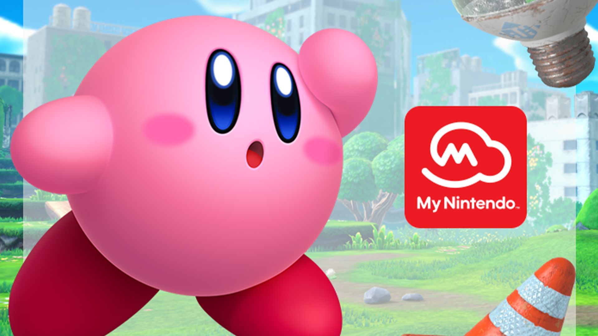 1920x1080 Kirby and the Forgotten Land printables and wallpaper available at My Nintendo