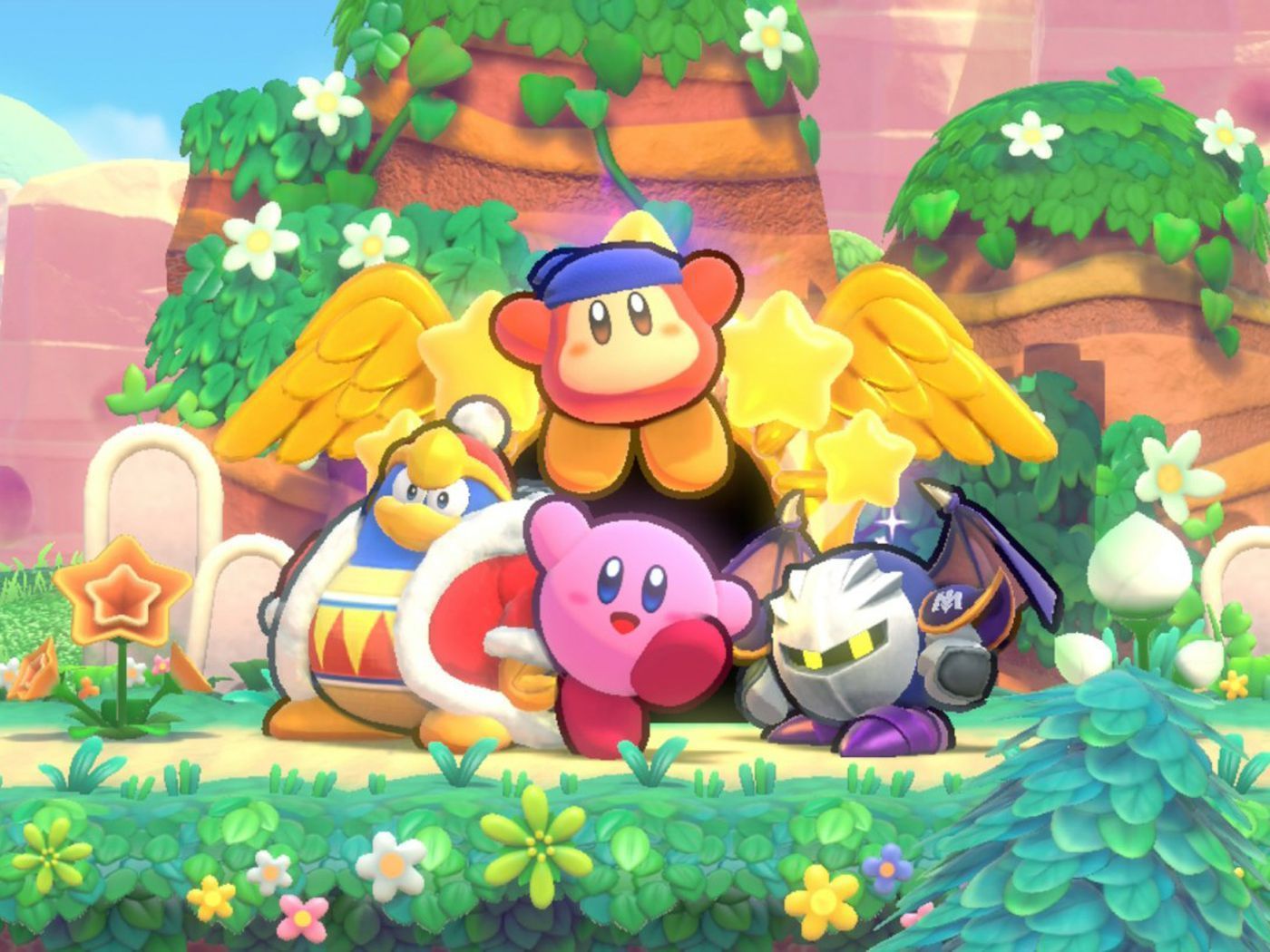 1400x1050 Kirby's Return to Dream Land Deluxe review: fresh paint, same canvas