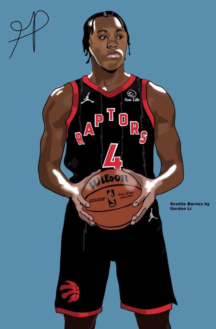 869x1323 Scottie Barnes Wallpaper