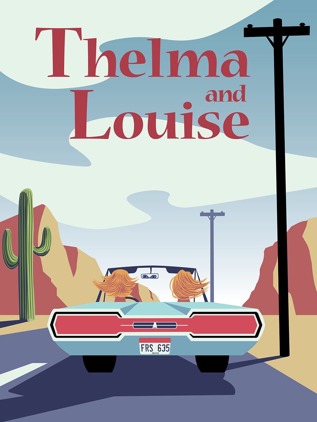 1012x1350 David Moyers Illustration and Louise, Poster Design