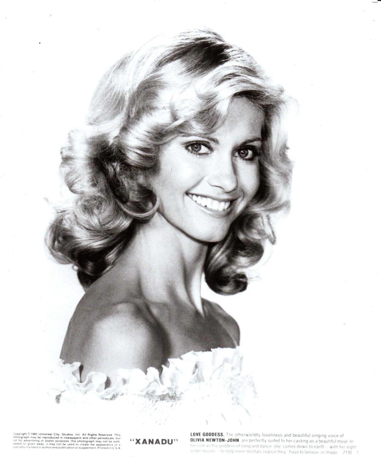 1248x1500 Download Olivia Newton John In Bright White Backdrop Wallpaper