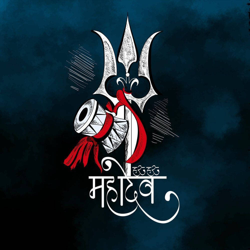1000x1000 Download Devon Ke Dev Mahadev Trishul Wallpaper