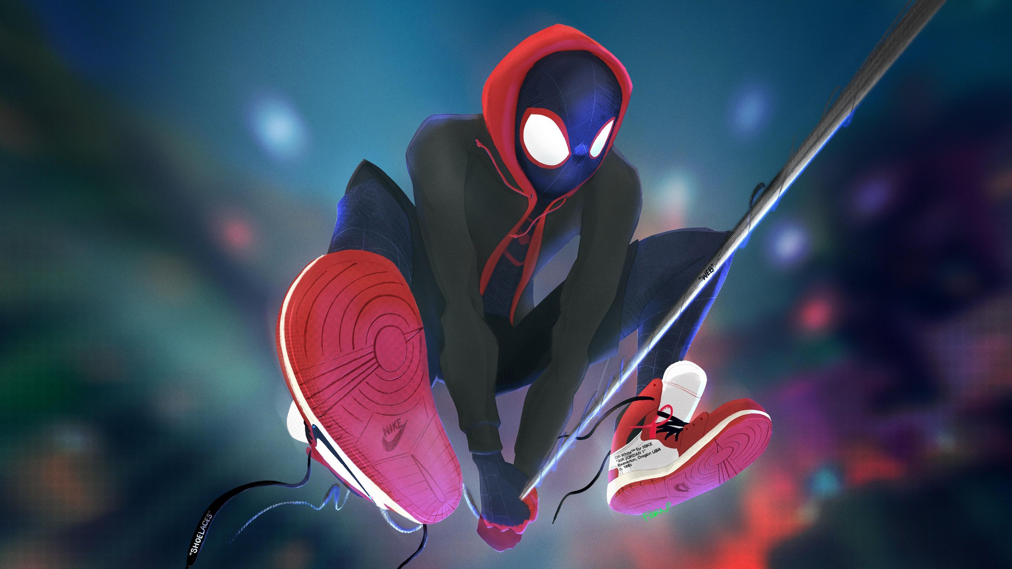 3360x1890 Spider Man Into The Spider Verse HD Wallpaper