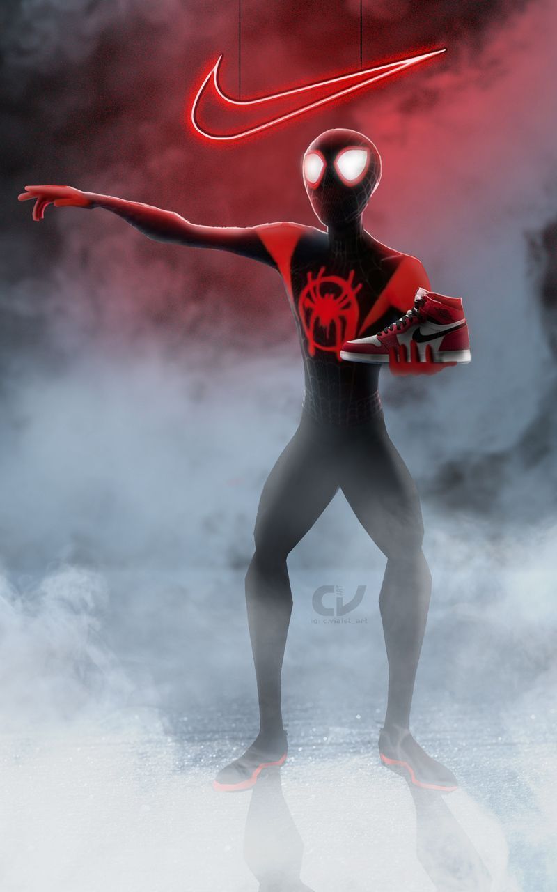 800x1280 Spiderman Miles Morales Nike Air Jordan Nexus Samsung Galaxy Tab Note Android Tablets HD 4k Wallpaper, Image, Background, Photo and Picture