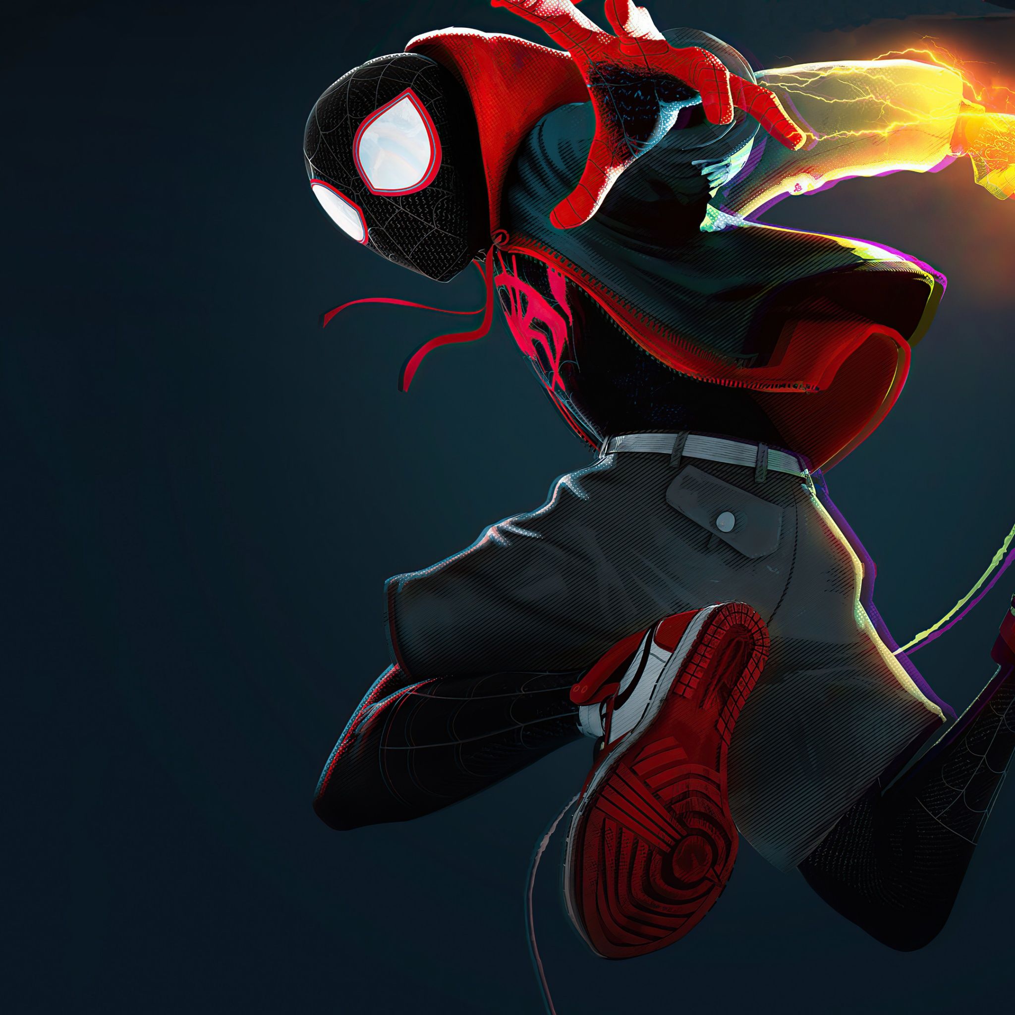 2048x2048 Marvel's Spider Man: Miles Morales Wallpaper 4K, PlayStation 5