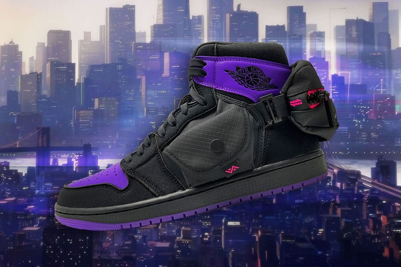 1280x854 Air Jordan 1 Stash Utility Spider Man Friends & Family