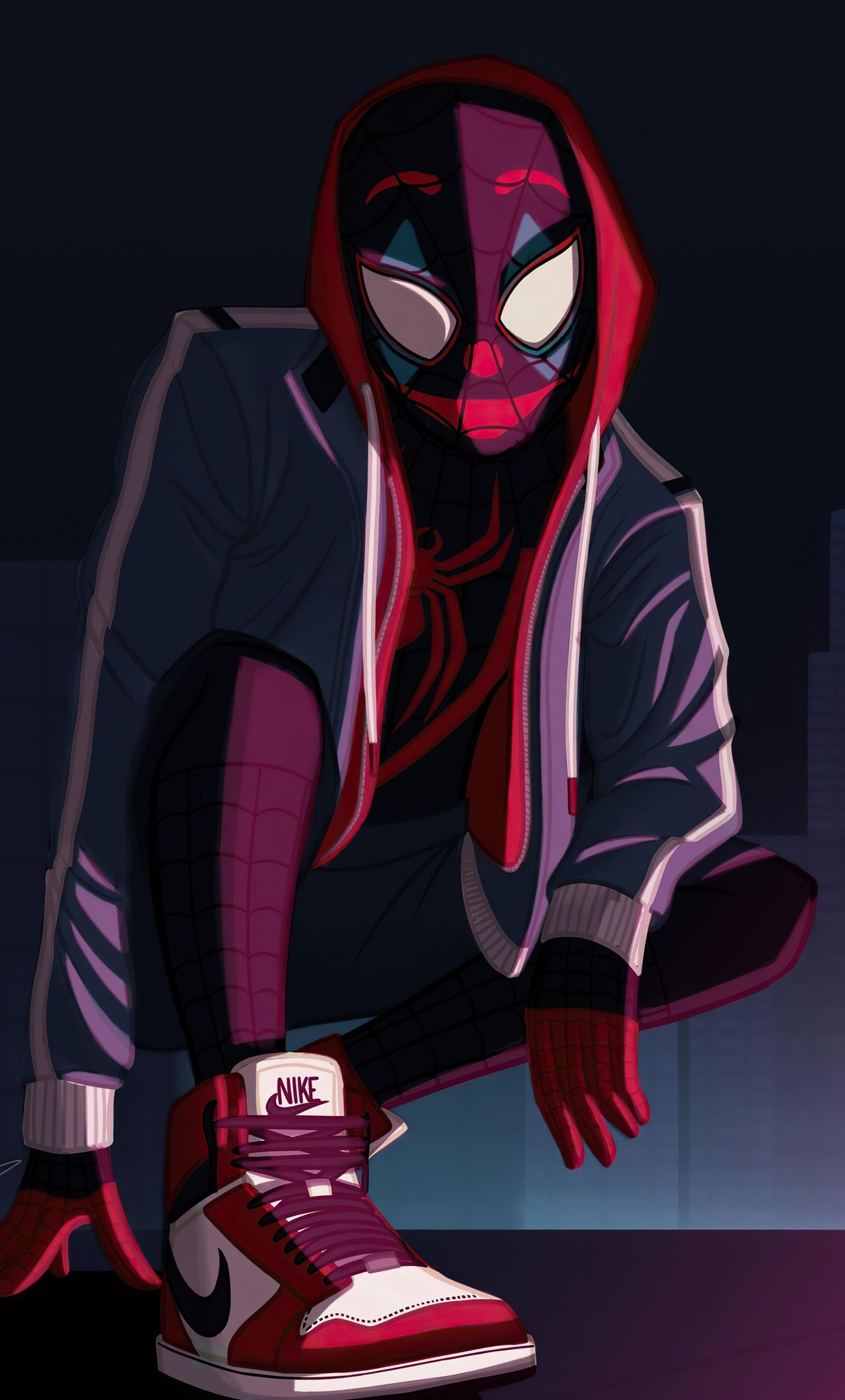 1280x2120 Nike Spider Man Wallpaper