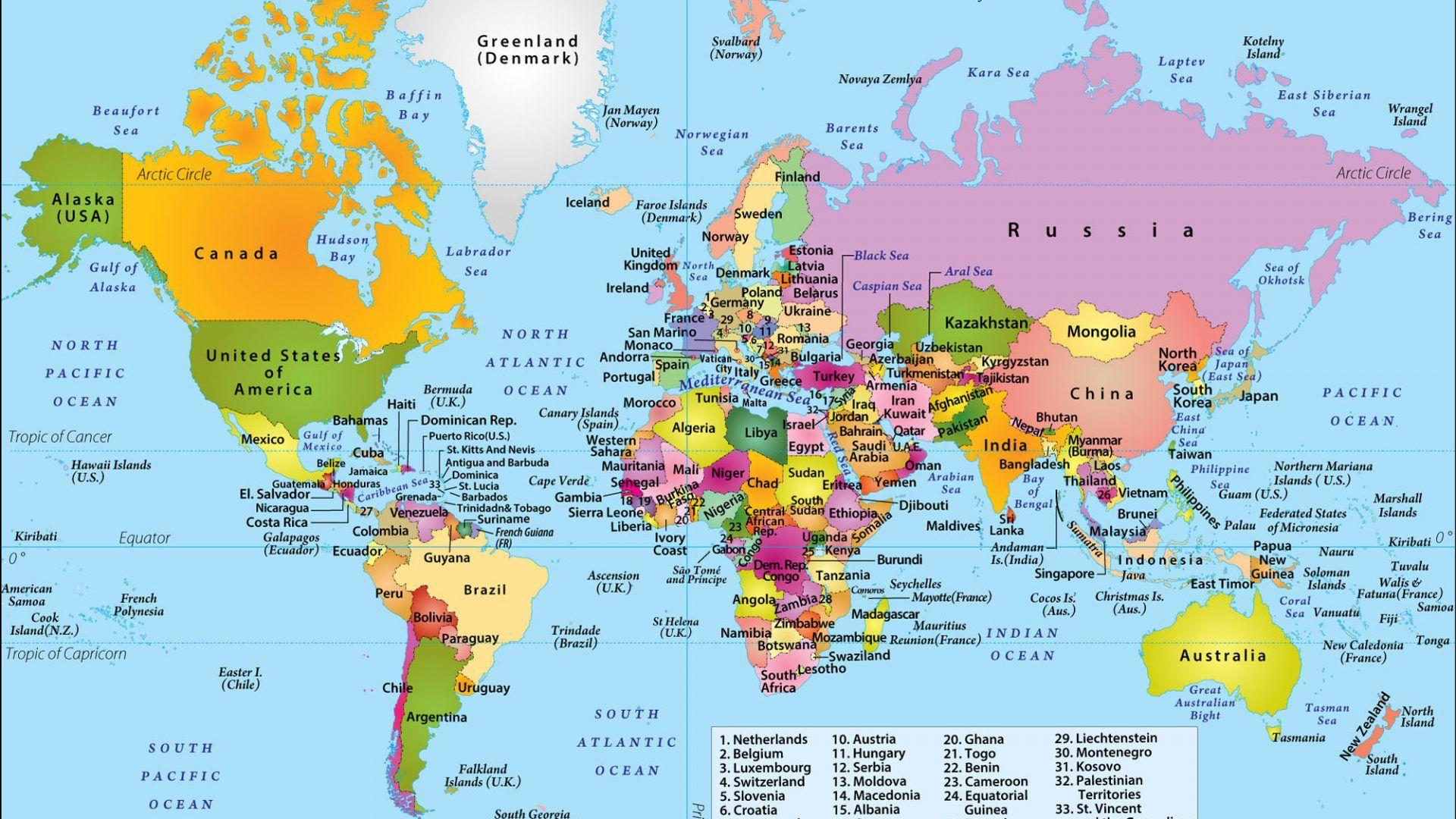 1920x1080 World Map Wallpaper HD 1920x1080