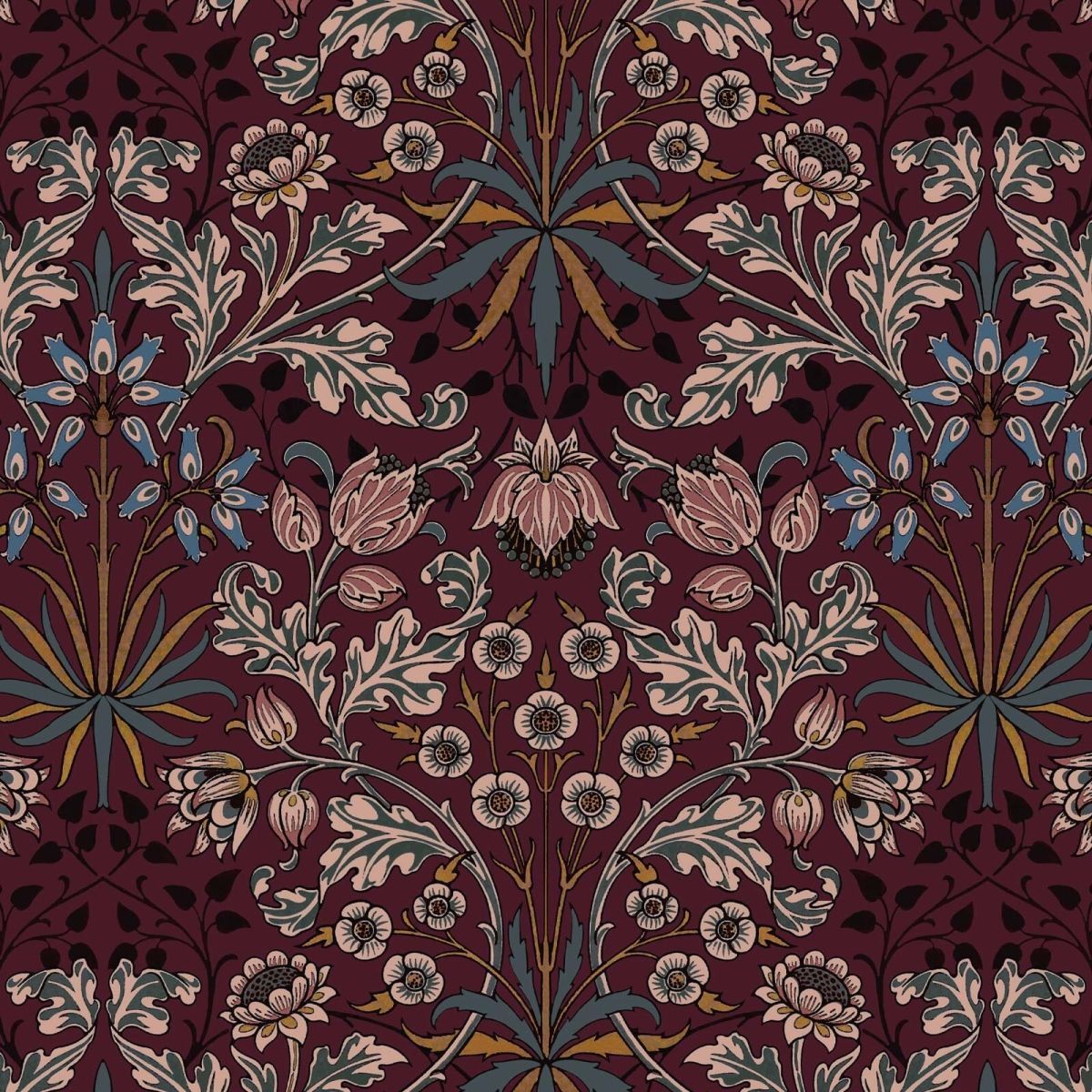 1200x1200 HYACINTH Wallpaper Sample. HOUSE OF HACKNEY