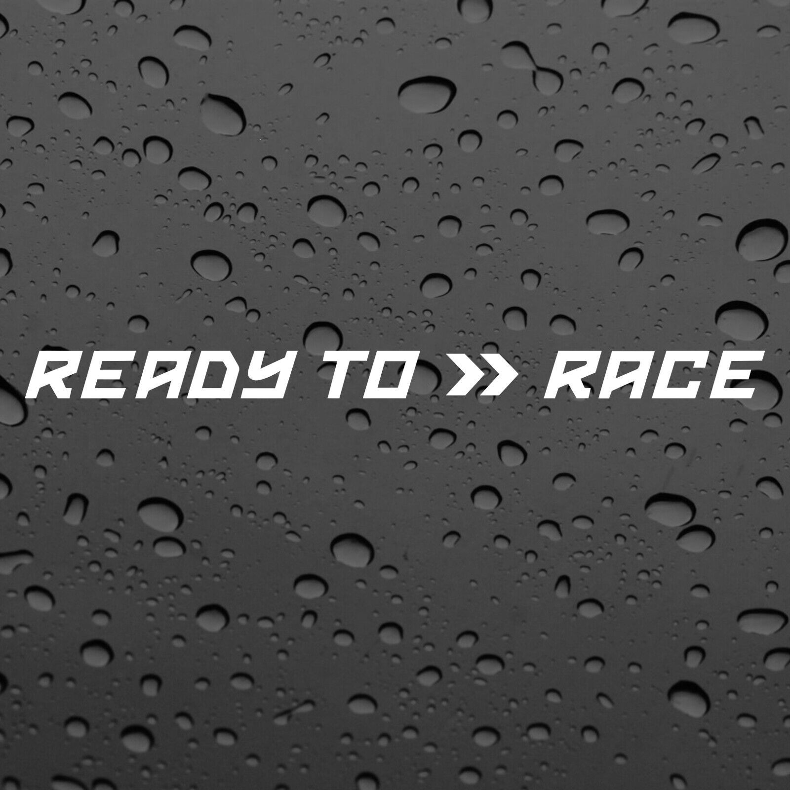 1600x1600 READY TO RACE STICKERS X2 WHITE GRAPHICS SUPERMOTO SPORTSBIKE ENDURO MOTOX KTM