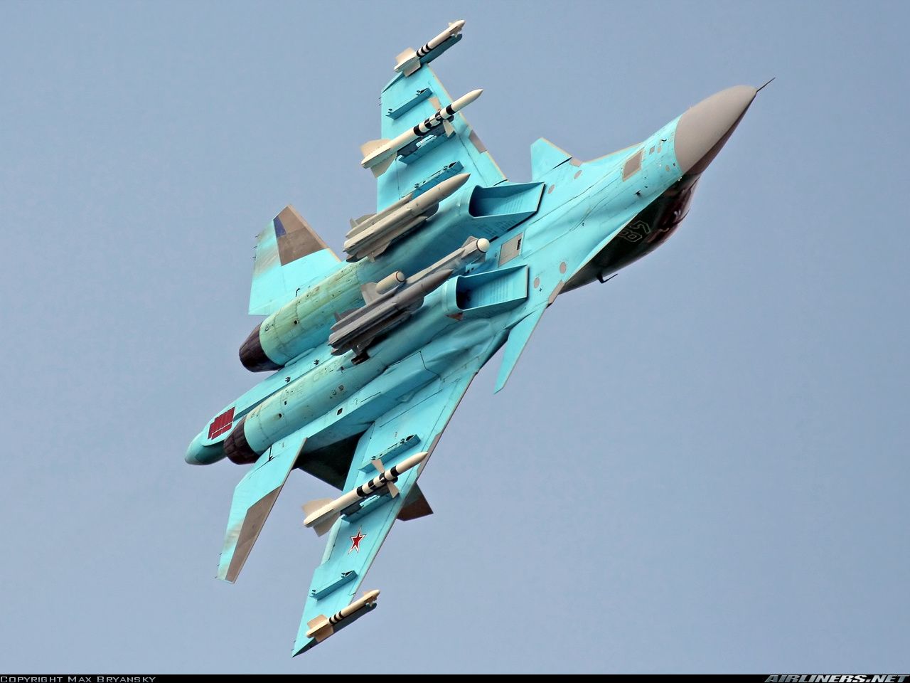 1280x960 Sukhoi Su 34 (Su 32FN) Force. Aviation Photo