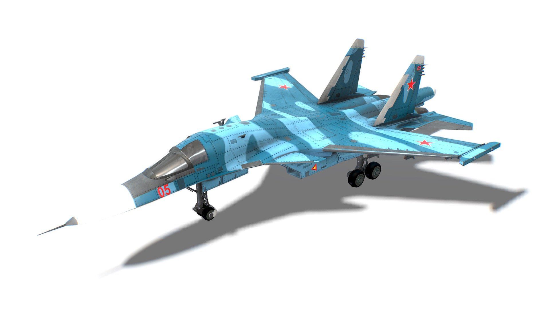 1920x1080 SU 34 Fullback Jet Fighter Aircraft Model By FreakGames [cc50aec]