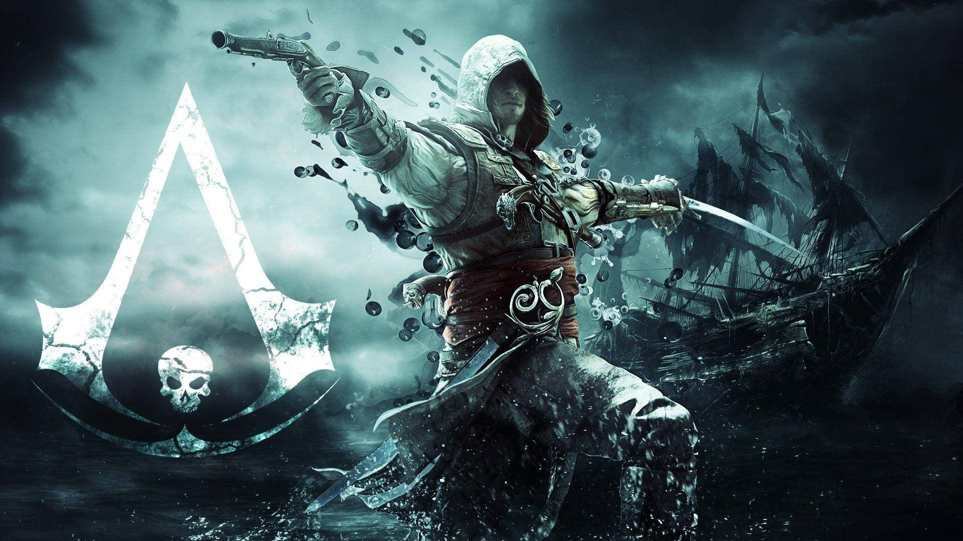 1920x1080 Download Edward Kenway Assassin's Creed IV Black Flag Video Game Wallpaper