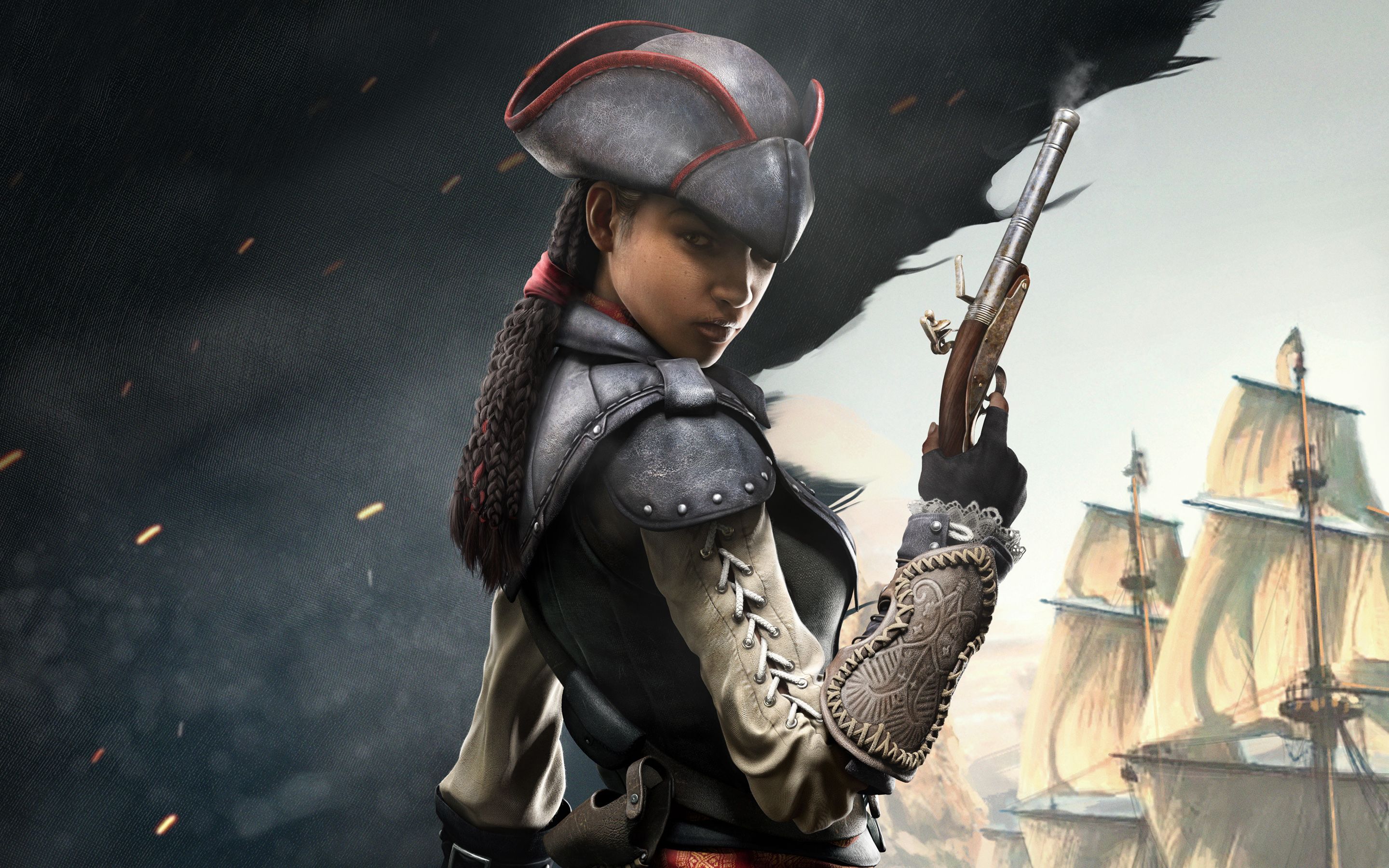 2880x1800 Aveline Assassin's Creed 4 Black Flag Wallpaper