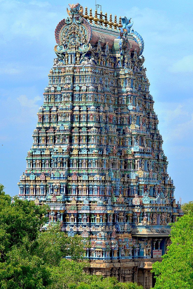 800x1200 MEENAKSHI TEMPLE- WEST