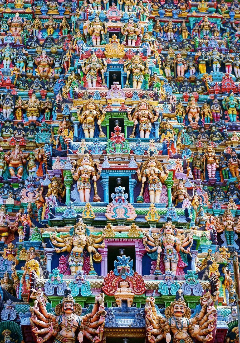 911x1300 Shri Meenakshi Amman Temple in Madurai