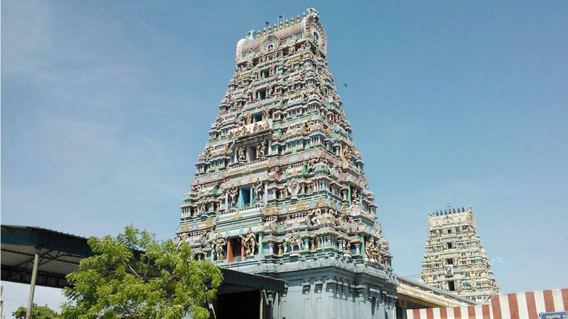 1920x1080 Download Chennai Marundeeswarar Temple Wallpaper